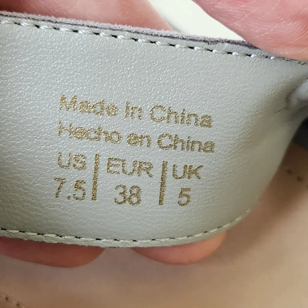 Aldo Gray Faux Fur Platform Sandals Suede Summer Casual Party Glam Pretty Cute - Picture 10 of 10